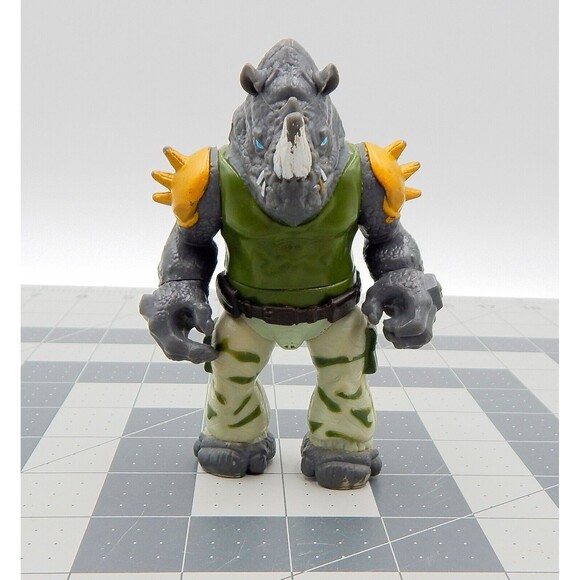 Rocksteady Action Figure TMNT Teenage Mutant Ninja Turtles 2014 Playmates 4.5 In - Picture 1 of 10